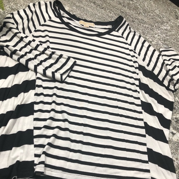 Michael Kors Tops - Michael Kors Dolman 3/4 Sleeve Striped Top